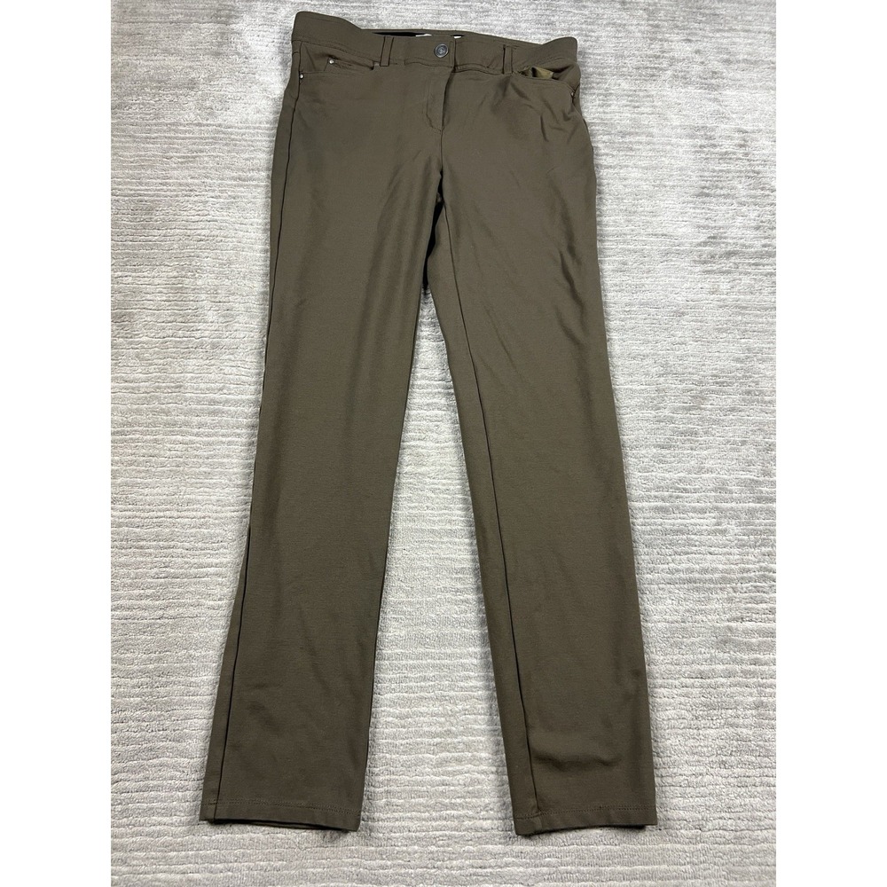 89th & Madison Pants Womens 10 Brown Skinny Rayon Blend Stretch Comfort Waist‎